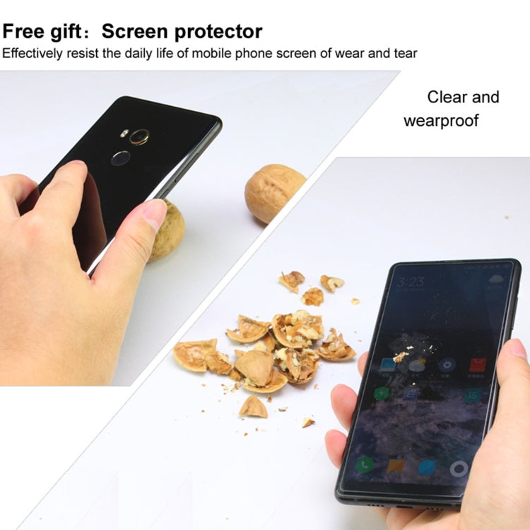 For iPhone 13 mini IMAK All-inclusive Shockproof Airbag TPU Phone Case with Screen Protector (Transparent Black) by imak