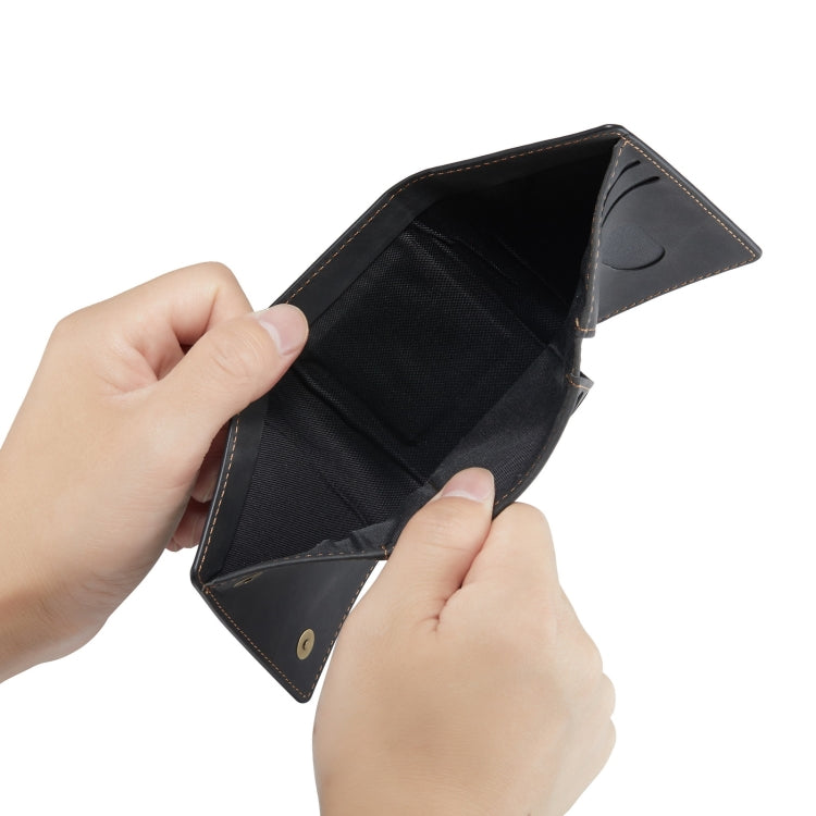 DG.MING M1 Series 3-Fold Multi Card Wallet(Black) by DG.MING