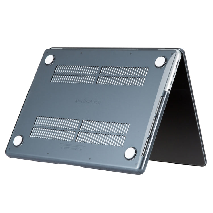 Laptop Crystal Style Protective Case For MacBook Pro 14.2 inch A2442 2021(Black) by buy2fix