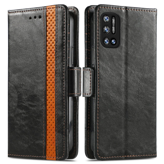For Doogee N40 Pro CaseNeo Splicing Dual Magnetic Buckle Leather Case with Holder & Card Slots & Wallet(Black) by buy2fix