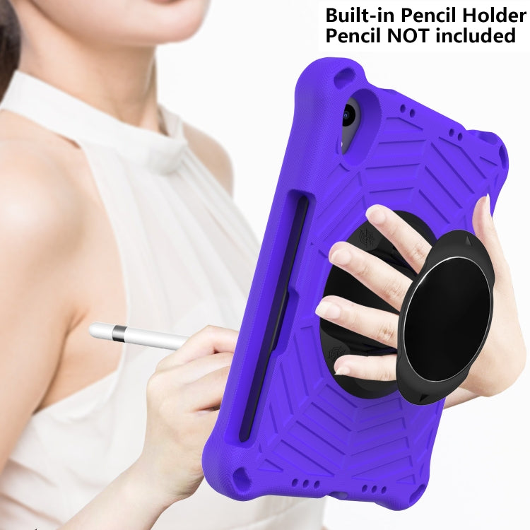 For iPad mini 2024 / mini 6 Spider King EVA Tablet Case with Shoulder Strap & Holder & Pen Slot(Purple) - iPad mini 6 Cases by buy2fix | Online Shopping UK | buy2fix