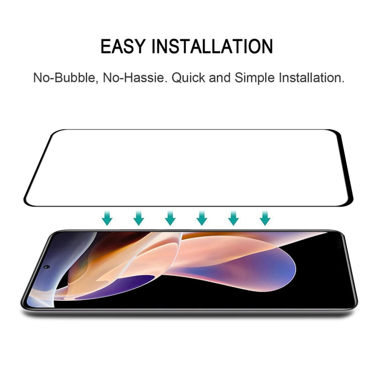 For Xiaomi Redmi Note 11 Pro / 11 Pro+ 25 PCS Full Glue Full Screen Tempered Glass Film by PINWUYO