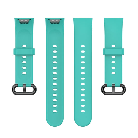 For Xiaomi Redmi Watch 2 Solid Color Silicone Strap Watch Band(Cyan) by buy2fix