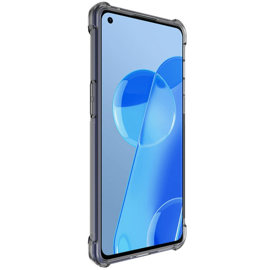 For OnePlus 9RT 5G imak All-inclusive Shockproof Airbag TPU Phone Case with Screen Protector(Transparent Black) by imak