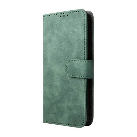 For Blackview Oscal C20 Solid Color Skin Feel Magnetic Buckle Horizontal Flip PU Phone Case(Green) by buy2fix