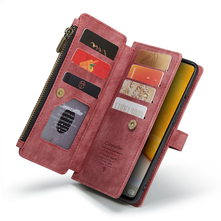 For Samsung Galaxy A72 CaseMe-C30 Multifunctional Horizontal Flip PU + TPU Phone Case(Red) - Galaxy Phone Cases by CaseMe | Online Shopping UK | buy2fix
