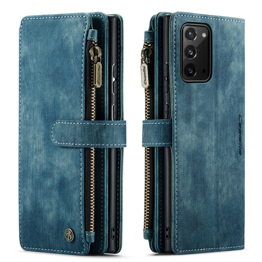 For Samsung Galaxy Note20 CaseMe-C30 Multifunctional Horizontal Flip PU + TPU Phone Case(Blue) - Galaxy Note20 Cases by CaseMe | Online Shopping UK | buy2fix