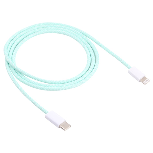 20W PD USB-C / Type-C to 8 Pin Data Cable, Cable Length: 1m(Green) by buy2fix