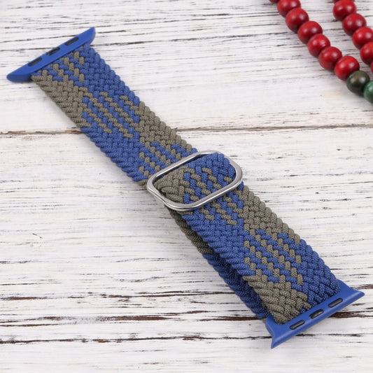 Nylon Braid Strap Watch Band For Apple Watch Ultra 49mm&Watch Ultra 2 49mm / Series 9&8&7 45mm / SE 3&SE 2&6&SE&5&4 44mm / 3&2&1 42mm(40) by buy2fix