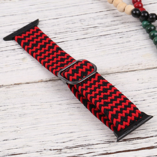 Nylon Braid Strap Watch Band For Apple Watch Ultra 49mm&Watch Ultra 2 49mm / Series 9&8&7 45mm / SE 3&SE 2&6&SE&5&4 44mm / 3&2&1 42mm(11) by buy2fix