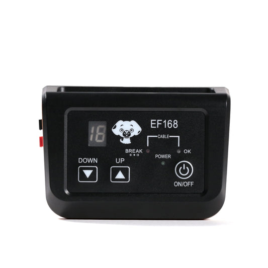 EF168 Wired Rechargeable Waterproof Pet Electronic Fence Dog Training Device, Style:1 to 1(US Plug) by buy2fix