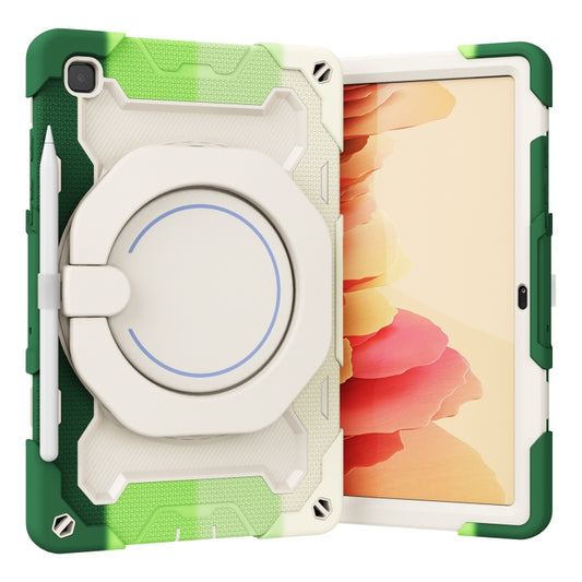 For Samsung Galaxy Tab A7 10.4 T505 Armor Contrast Color Silicone + PC Tablet Case(Colorful Green) - Other Galaxy Tab PC by buy2fix | Online Shopping UK | buy2fix