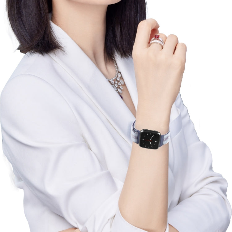 For Fitbit Versa 1 / 2 Universal Nylon Strap Watch Band(Black Stripe) by buy2fix