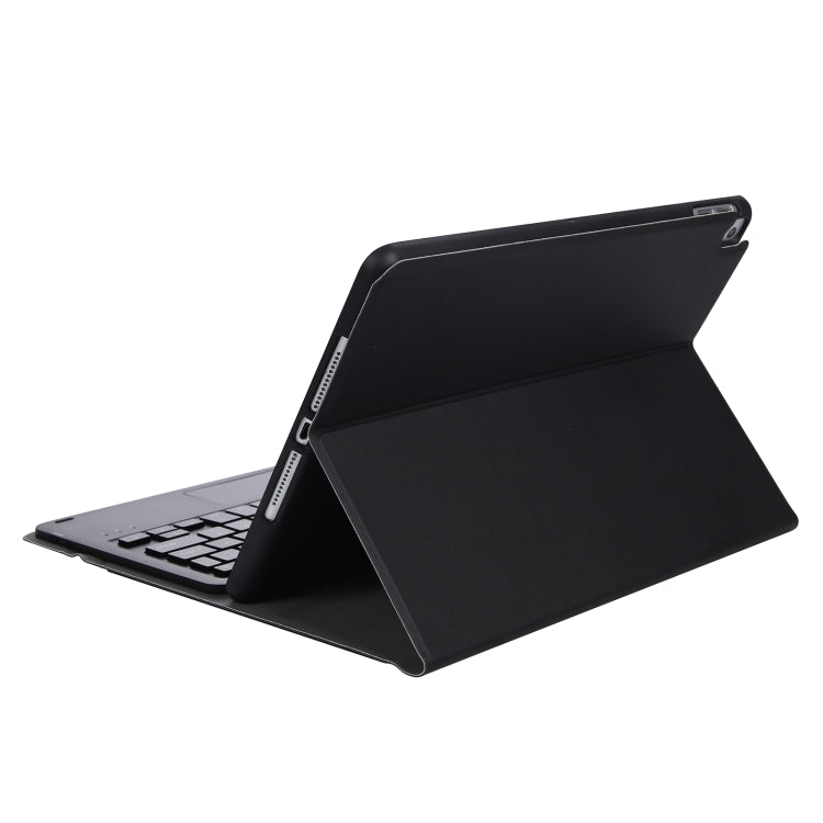 A11B-A Lambskin Texture Square Keycap Bluetooth Keyboard Leather Case with Touch Control For iPad Air 5 / 4 2020 10.9 / Pro 11 inch 2021 & 2020 & 2018(Black) by buy2fix