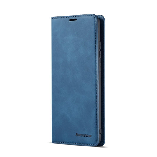 For Huawei P Smart+ (2019) Forwenw Dream Series Oil Edge Strong Magnetism Horizontal Flip Leather Case with Holder & Card Slots & Wallet & Photo Frame(Blue) - Huawei Cases by Forwenw | Online Shopping UK | buy2fix
