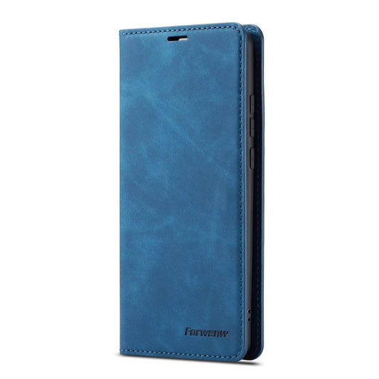 For Huawei P30 Pro Forwenw Dream Series Oil Edge Strong Magnetism Horizontal Flip Leather Case with Holder & Card Slots & Wallet & Photo Frame(Blue) - Huawei Cases by Forwenw | Online Shopping UK | buy2fix