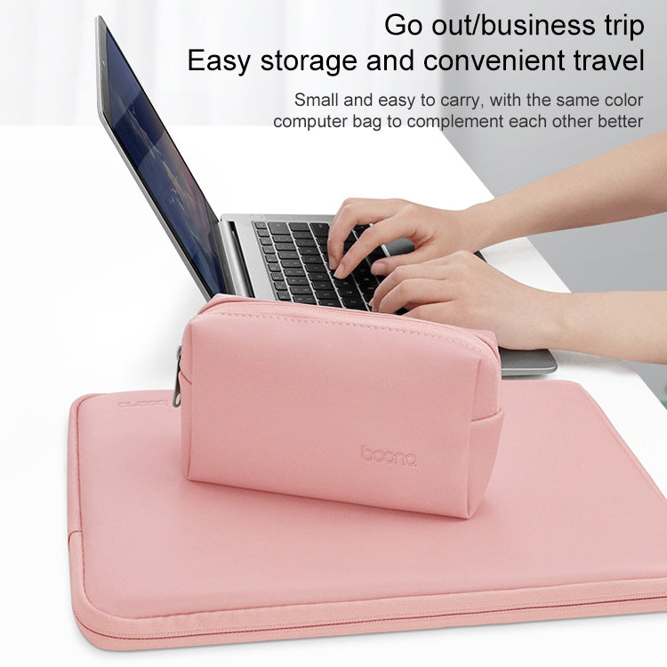 Baona XB-Q003 Power Storage Handbag PU Leather Digital Storage Bag(Blue) by Baona
