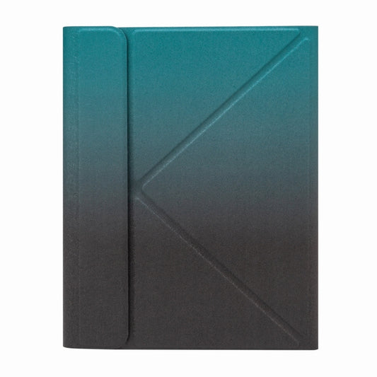 H-097S Monochrome Backlight Bluetooth Keyboard Leather Case with Rear Three-fold Holder For iPad 9.7 2018 & 2017(Dark Night Green) by buy2fix