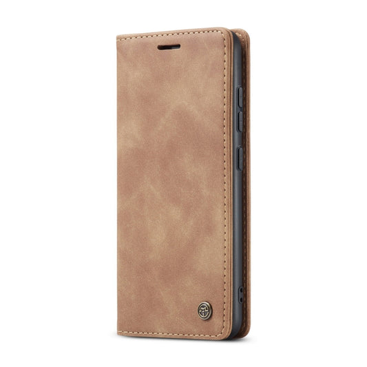 For Samsung Galaxy S22+ CaseMe 013 Multifunctional Horizontal Flip Leather Phone Case(Brown) by CaseMe
