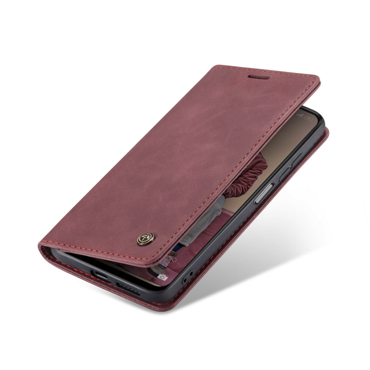 For Xiaomi Redmi Note 11 Pro Global/Redmi Note 11 Pro 5G Global CaseMe 013 Multifunctional Horizontal Flip Leather Phone Case(Wine Red) by CaseMe