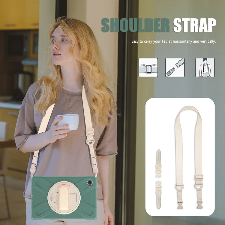 For Samsung Galaxy Tab A8 10.5 2021 Silicone + PC Tablet Case(Emerald Green) - Other Galaxy Tab PC by buy2fix | Online Shopping UK | buy2fix