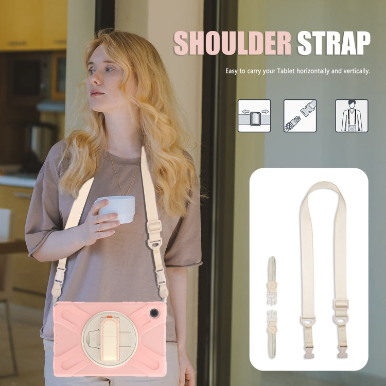 For Samsung Galaxy Tab A8 10.5 2021 Silicone + PC Tablet Case(Rose Gold) - Other Galaxy Tab PC by buy2fix | Online Shopping UK | buy2fix