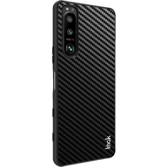 For Sony Xperia 5 III imak LX-5 Series PC + TPU Case with Screen Protector(Carbon Fiber Texture) by imak