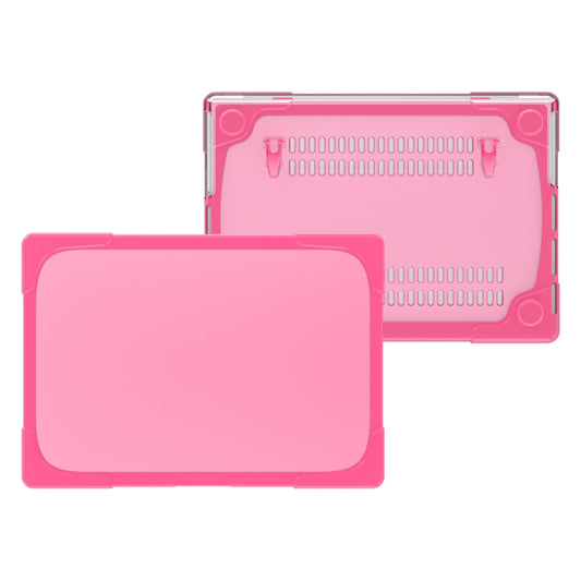 TPU + PC Two Color Laptop Protective Case For MacBook Pro 14.2 inch A2442 2021(Rose Red) by buy2fix