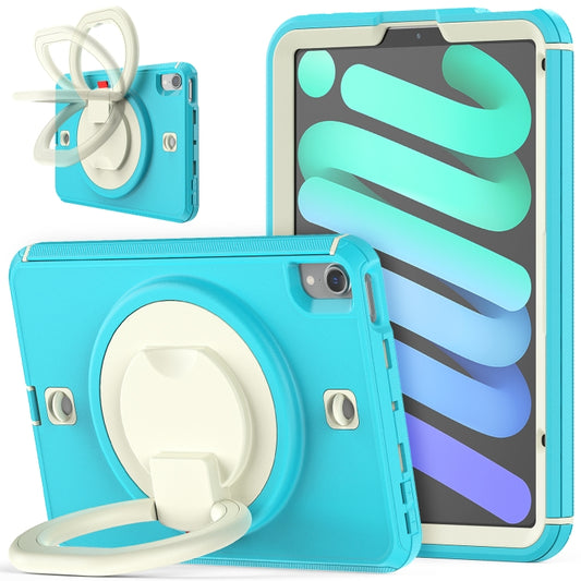 For iPad mini 6 / mini 2024 TPU Hybrid PC Tablet Case(Light Blue) - iPad mini 6 Cases by buy2fix | Online Shopping UK | buy2fix