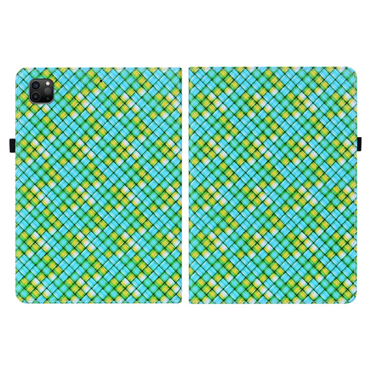 Color Weave Smart Leather Tablet Case For iPad Pro 11 2021 / 2020 / 2018 / Air 2020 10.9 (Green) - iPad Pro 11 (2020) Cases by buy2fix | Online Shopping UK | buy2fix