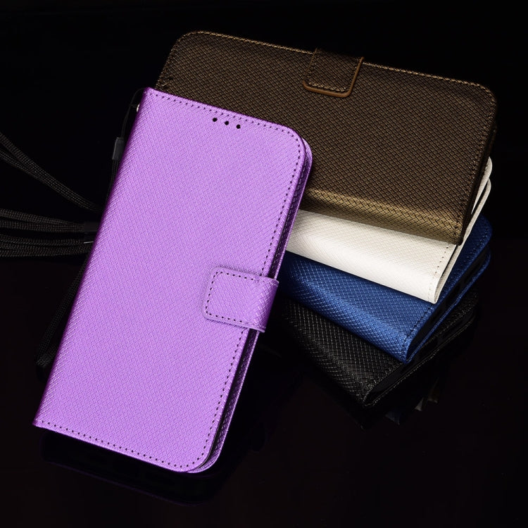 For Ulefone Armor X9 Diamond Texture Leather Phone Case(Purple) by buy2fix