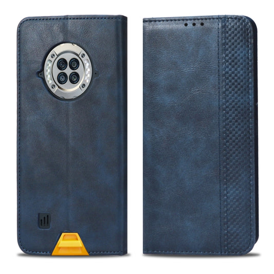 For Doogee S96 Pro Magnetic Buckle Retro Texture Leather Phone Case(Blue) by buy2fix
