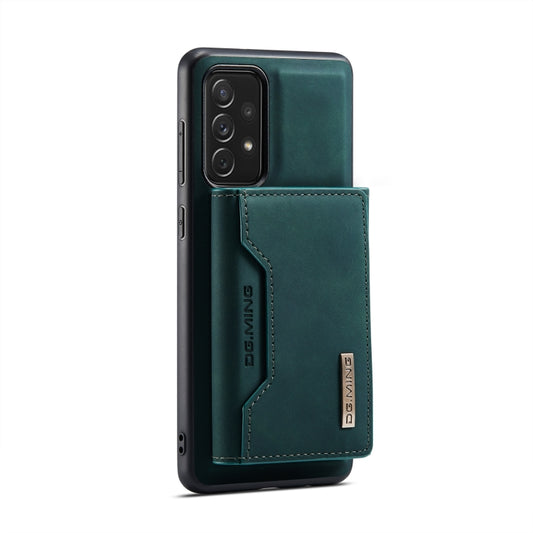For Samsung Galaxy A33 5G DG.MING M2 Series 3-Fold Multi Card Bag Phone Case(Green) by DG.MING