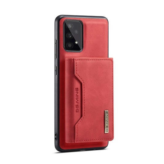 For Samsung Galaxy A53 5G DG.MING M2 Series 3-Fold Multi Card Bag Phone Case(Red) by DG.MING
