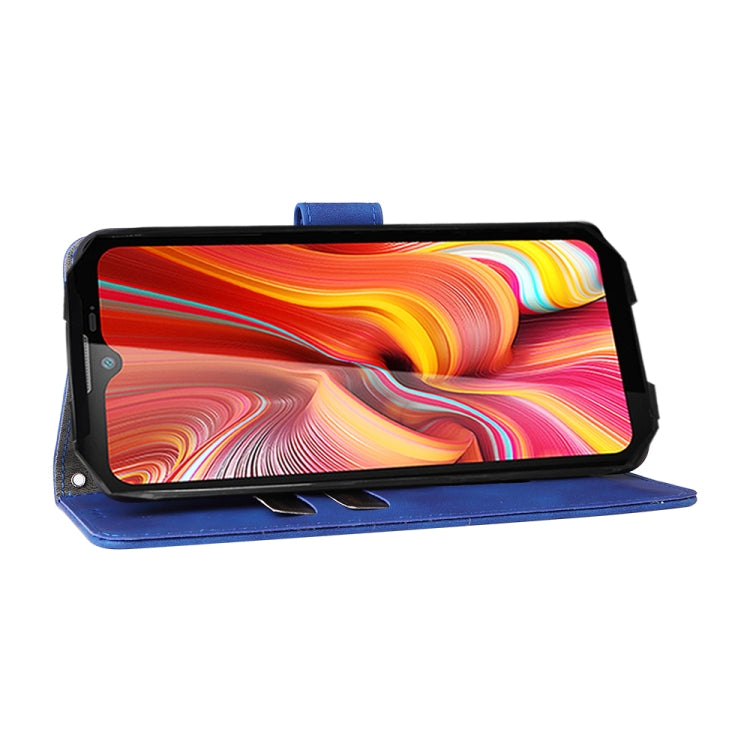 For DOOGEE S96 Pro Skin Feel Magnetic Buckle Calf Texture PU Phone Case(Blue) by buy2fix
