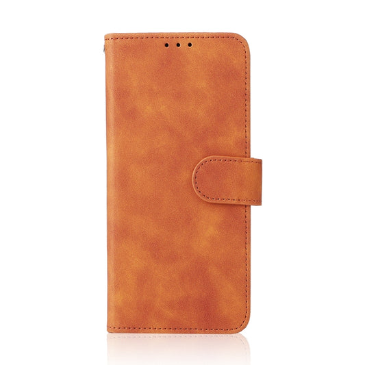 For Umidigi Power 5S Skin Feel Magnetic Buckle Calf Texture PU Phone Case(Brown) by buy2fix
