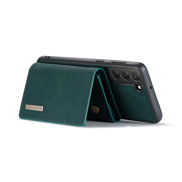 For Samsung Galaxy S22+ 5G DG.MING M1 Series 3-Fold Multi Card Wallet Phone Case(Green) by DG.MING