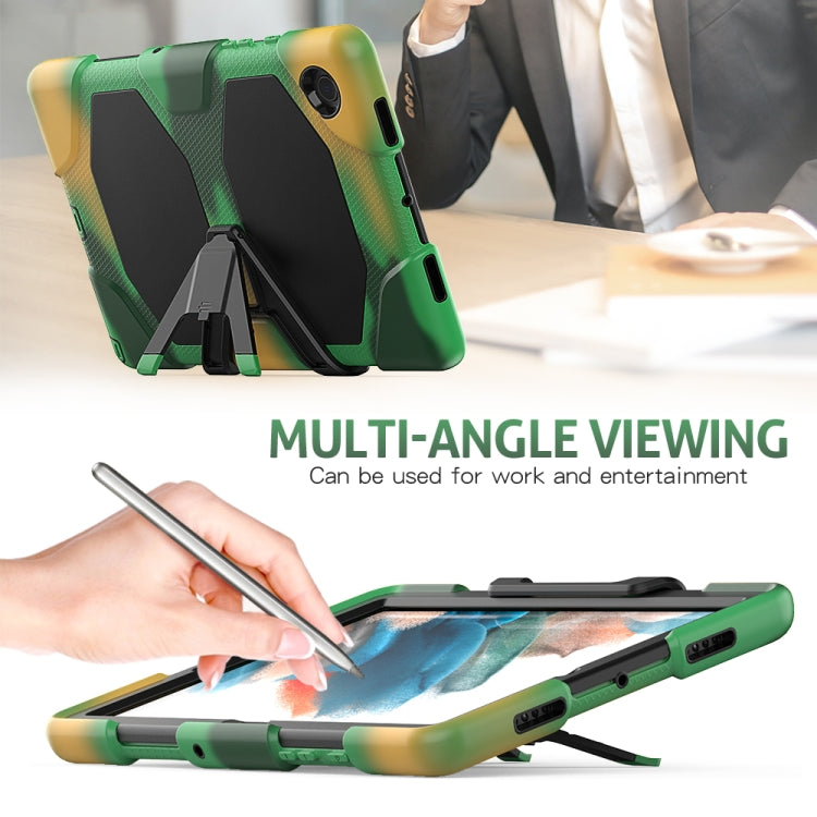For Samsung Galaxy Tab A8 10.5 2021 X200 / X205 Colorful Silicon + PC Tablet Case(Camouflage) - Other Galaxy Tab PC by buy2fix | Online Shopping UK | buy2fix