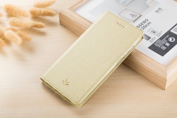 For Galaxy A71 ViLi Magnet Horizontal Flip Shockproof TPU + PU Leather Protective Case Card Slot & Holder(Champaign Gold) - Galaxy Phone Cases by ViLi | Online Shopping UK | buy2fix