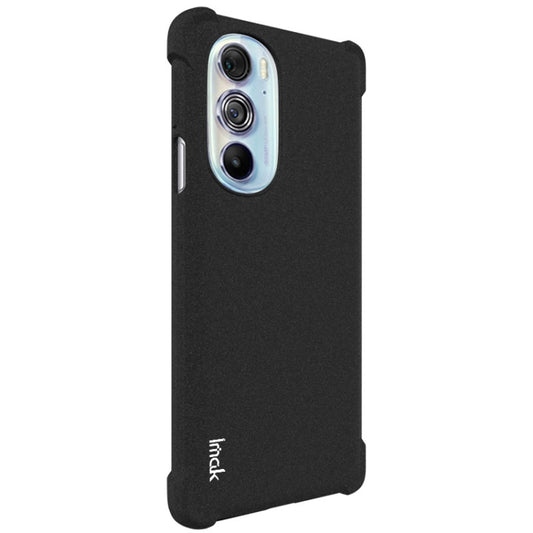 For Motorola Moto Edge X30 5G imak All-inclusive Shockproof Airbag TPU Case with Screen Protector(Matte Black) by imak