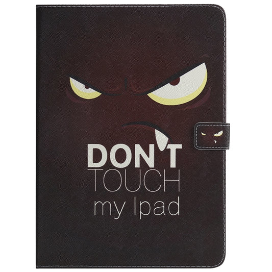 For iPad Pro 11 (2018) Colored Drawing Pattern Horizontal Flip PU Leather Case with Holder & Card Slots & Wallet(Eye) - iPad Pro 11 (2018) Cases by buy2fix | Online Shopping UK | buy2fix