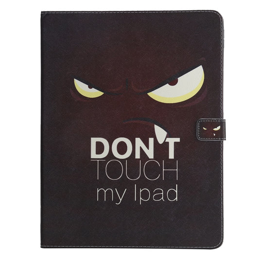 for iPad Pro 12.9 (2018) Colored Drawing Pattern Horizontal Flip PU Leather Case with Holder & Card Slots & Wallet (Eye) - iPad Pro 12.9 (2018) Cases by buy2fix | Online Shopping UK | buy2fix