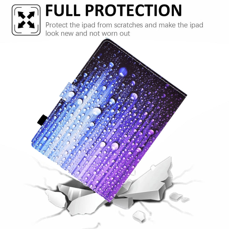 For 8 inch Tablet Electric Pressed TPU Leather Tablet Case(Water Droplets) - 8 inch by buy2fix | Online Shopping UK | buy2fix