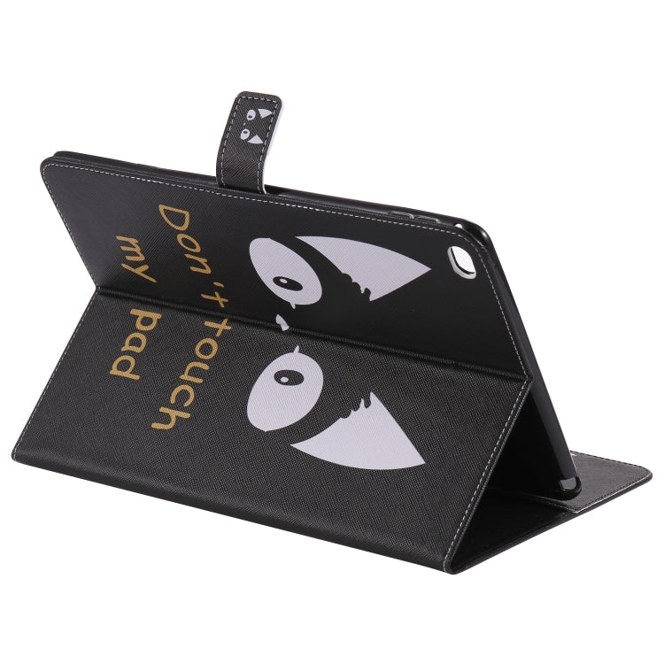 For iPad 5 & 6 Colored Drawing Pattern Horizontal Flip PU Leather Case with Holder & Card Slots & Wallet & Sleep / Wake-up Function(Cat Ears) - More iPad Cases by buy2fix | Online Shopping UK | buy2fix