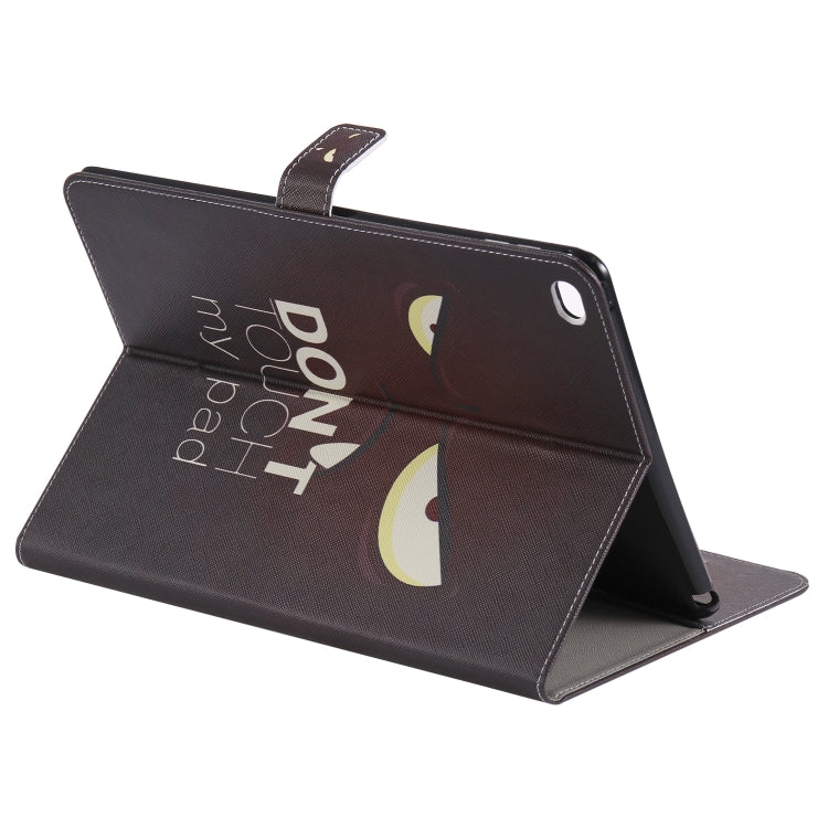 For iPad 5 & 6 Colored Drawing Pattern Horizontal Flip PU Leather Case with Holder & Card Slots & Wallet & Sleep / Wake-up Function(Eye) - More iPad Cases by buy2fix | Online Shopping UK | buy2fix