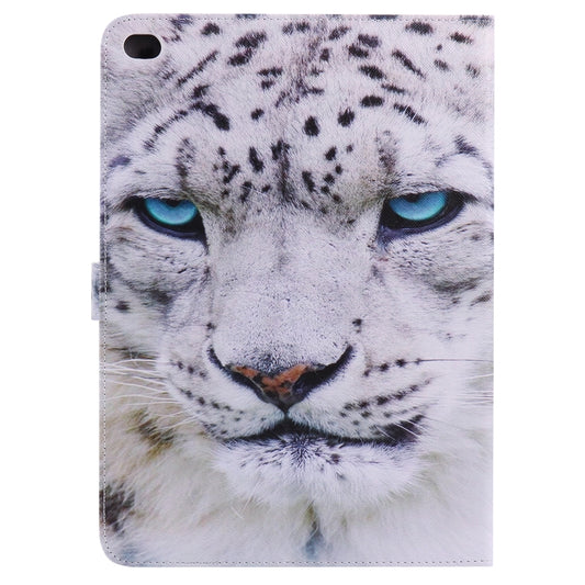 For iPad 5 & 6 Colored Drawing Pattern Horizontal Flip PU Leather Case with Holder & Card Slots & Wallet & Sleep / Wake-up Function(White Panther) - More iPad Cases by buy2fix | Online Shopping UK | buy2fix