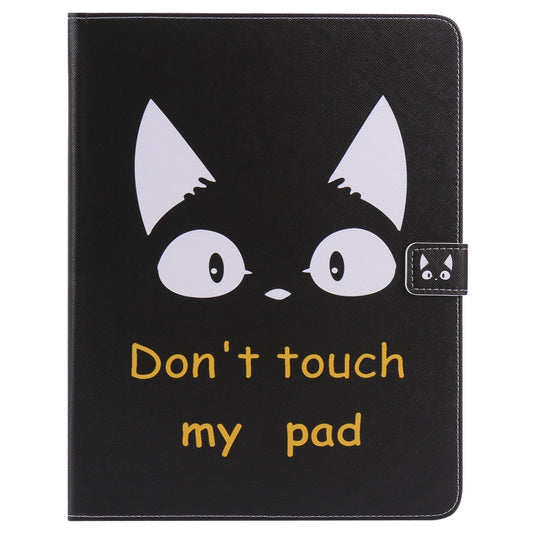 Colored Drawing Pattern Horizontal Flip PU Leather Case with Holder & Card Slots & Wallet & Sleep / Wake-up Function(Cat Ears) - iPad 4 & 3 & 2 Cases by buy2fix | Online Shopping UK | buy2fix