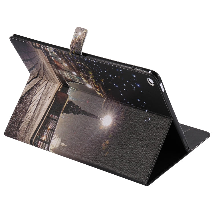 For iPad Pro 12.9 2018 Colored Drawing Pattern Horizontal Flip PU Leather Case with Holder & Card Slots & Wallet & Sleep / Wake-up Function(Cityscape) - More iPad Cases by buy2fix | Online Shopping UK | buy2fix