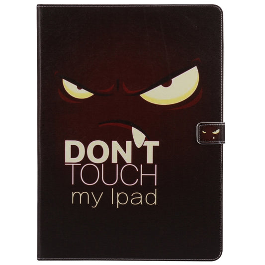 For iPad Pro 12.9 2018 Colored Drawing Pattern Horizontal Flip PU Leather Case with Holder & Card Slots & Wallet & Sleep / Wake-up Function(Eye) - More iPad Cases by buy2fix | Online Shopping UK | buy2fix