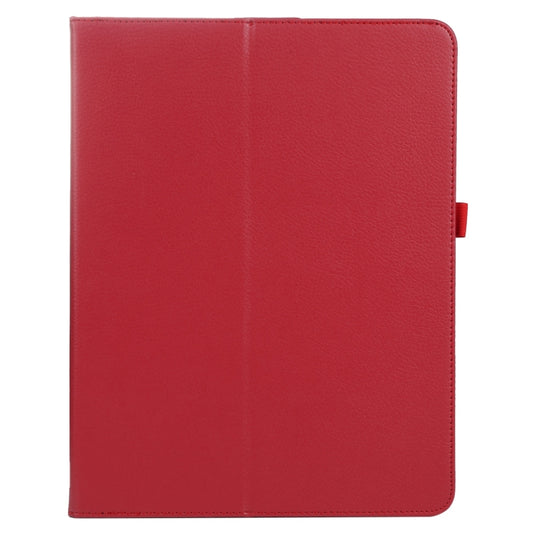 For iPad Air 13 2025 / 2024 / iPad Pro 12.9 2022 / 2021 / 2020 / 2018 Litchi Texture Solid Color Leather Tablet Case(Red) by buy2fix